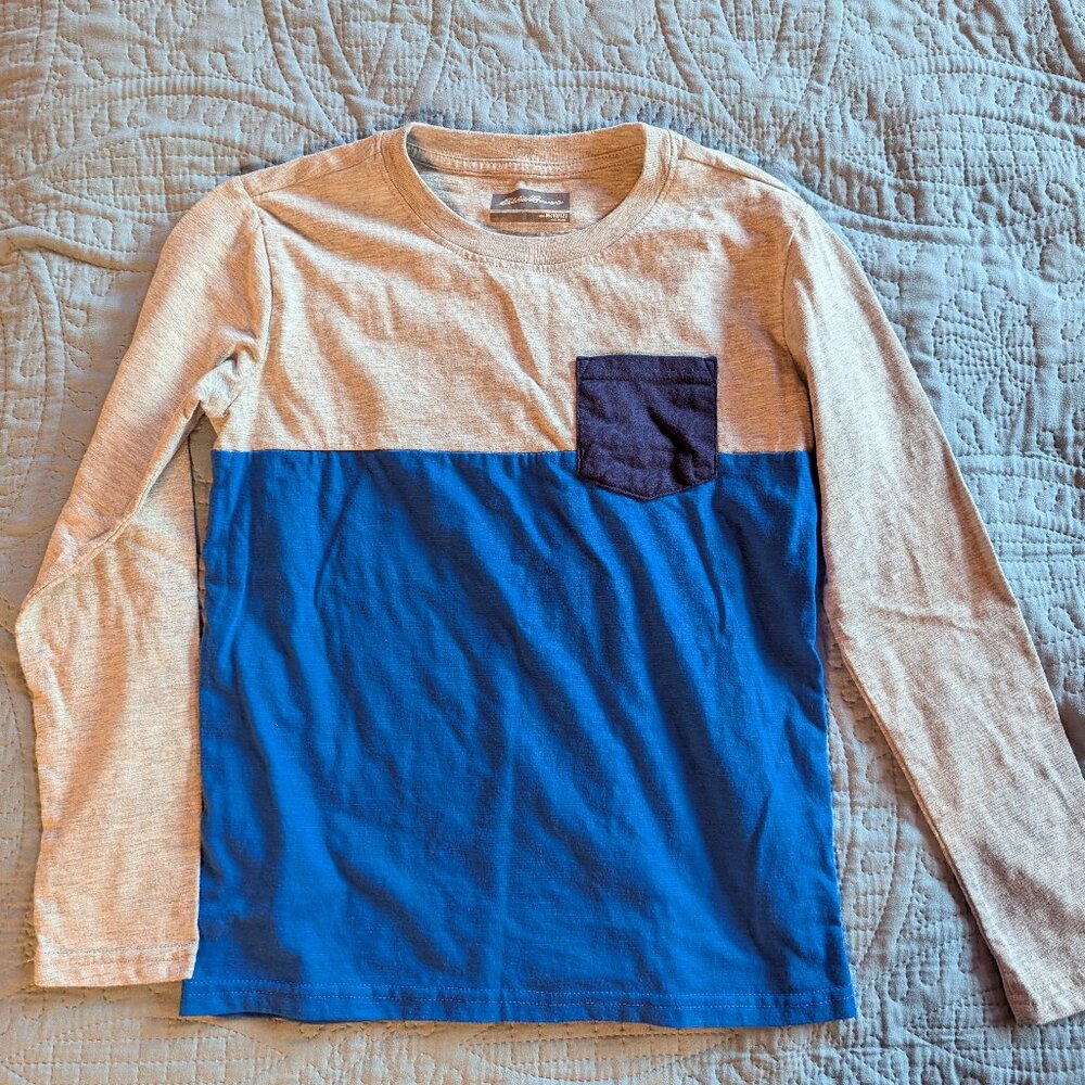 Eddie Bauer Boys Long Sleeve Shirt size 10/12